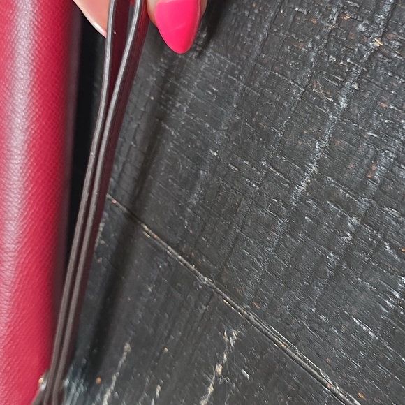 Michael Kors Red Jet Set Travel Wallet - Picture 4 of 15